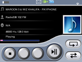 player screen